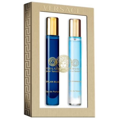 versace dylan blue & dylan turquoise travel spray duo set|Versace Dylan Blue priceline.